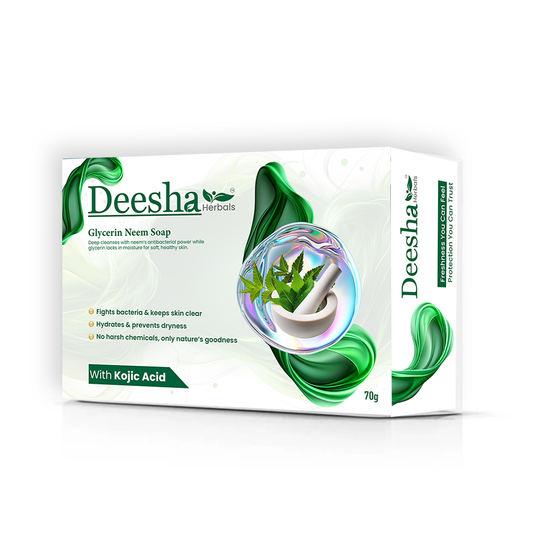 Glarenatural Pure Neem Glycerin Soap Herbal Protection